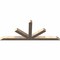 Ekena Millwork Saratoga Smooth Timber Gable Bracket, Douglas Fir, 108"W x 45"H x 5 1/2"D x 5 1/2"F, 10/12 Pitch GBW108X45X0606SAR00SDF - alternate 5